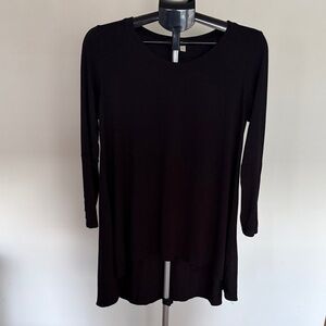 Comfy USA Black Long Sleeve Top